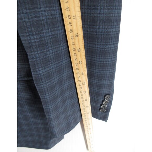 Oak Hill Sport Coat 4XLT Tall Blazer Wool Blend Plaid Jacket Preppy - Picture 6 of 14